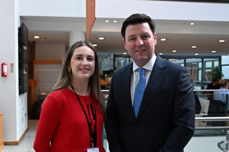 Offaly TY student takes part in Oireachtas TY week in Leinster House