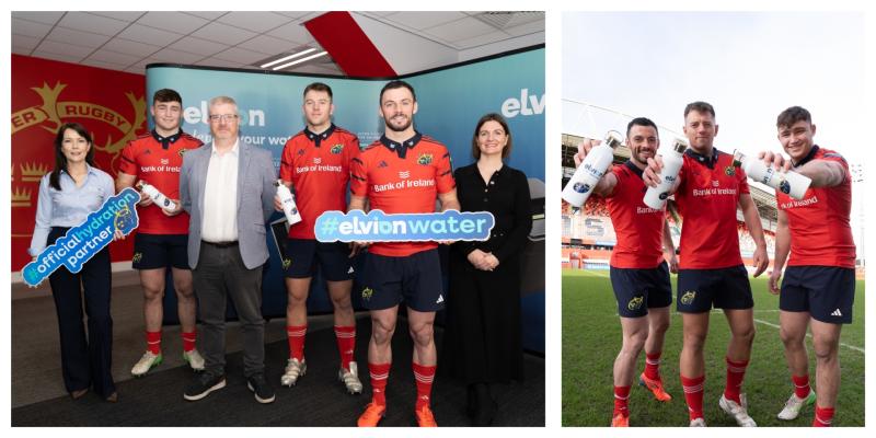 Tipperary-based water brand becomes Munster Rugby hydration partner
