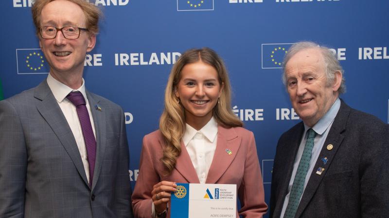 Glenullin Cam&oacute;g wins Rotary Youth Leadership Competition