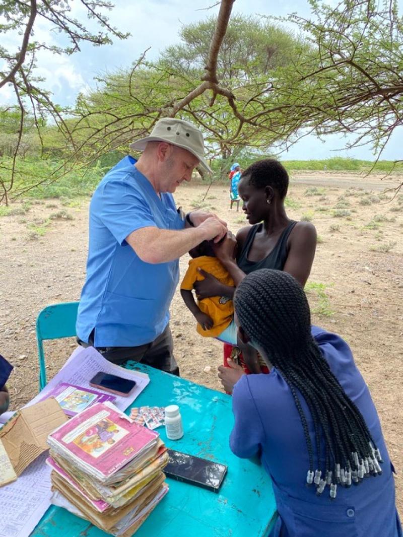  Jim Hill's using 38 years valuable NHS experience in Turkana to 'support New Ways&rsquo; health programmes.