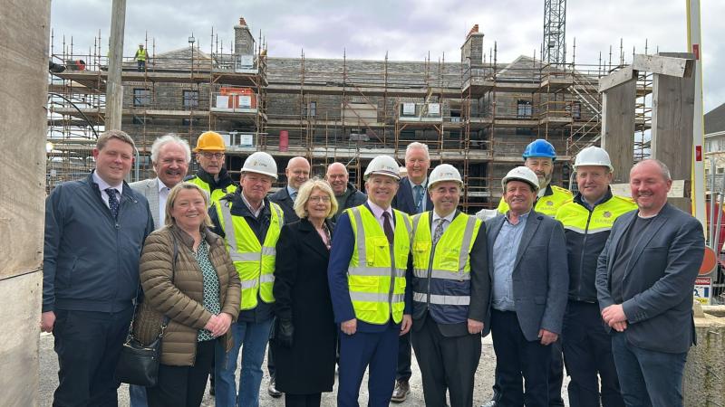 Minister makes lowkey visit to Laois and views Garda Station works