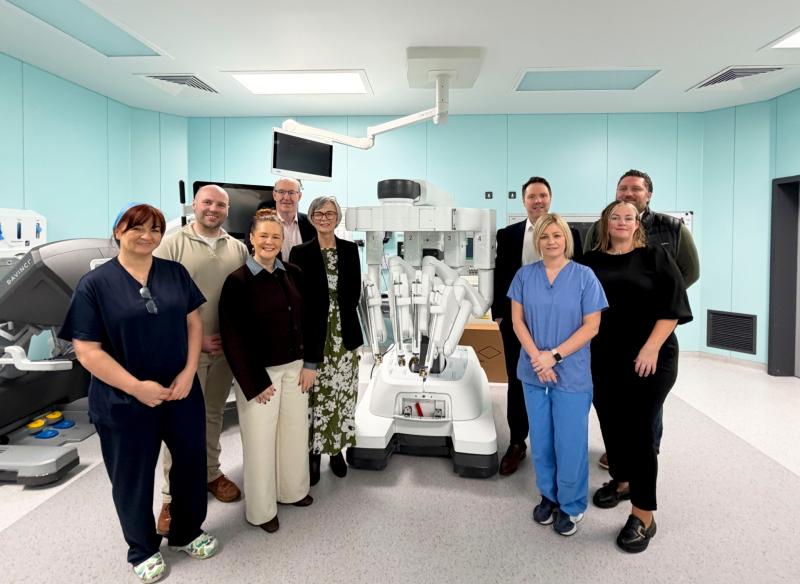 First ever state-of-the-art surgical robot unveiled at Altnagelvin Hospital