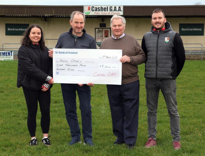A lotto luck in Longford: Paddy strikes it lucky by winning Cashel GAA lotto jackpot 