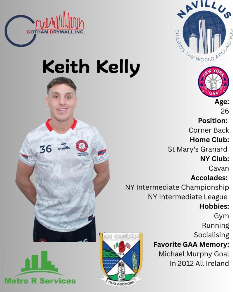 Second Longford player included in New York squad for Connacht GAA Championship opener against Roscommon