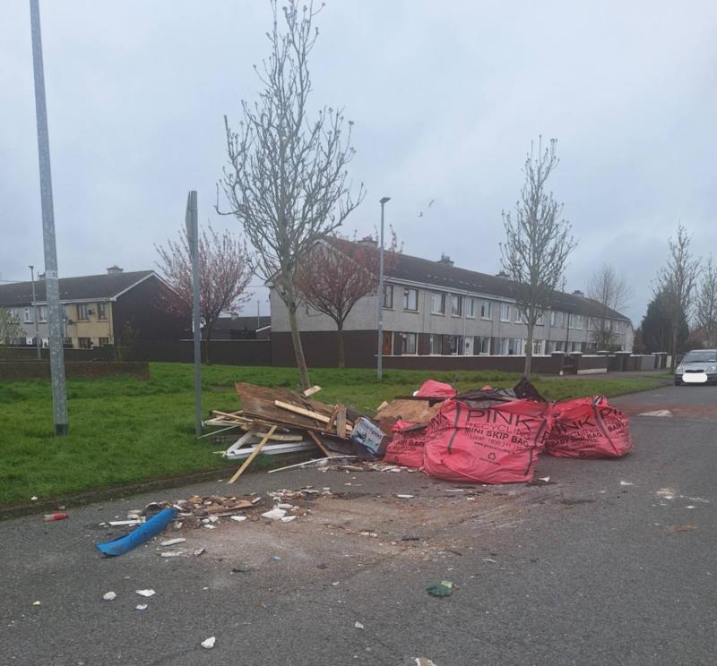 'Total disregard': Anger after three tonnes of rubbish dumped in Kildare estate