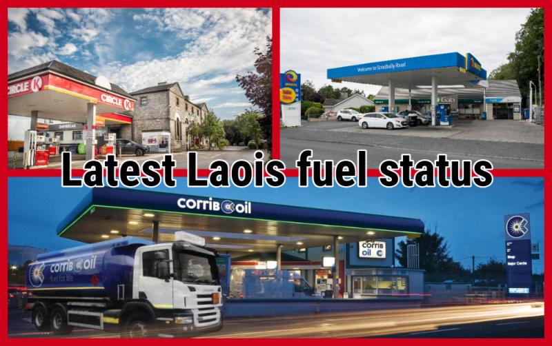 'People panic buying' as Laois service stations run low on fuel due to protest
