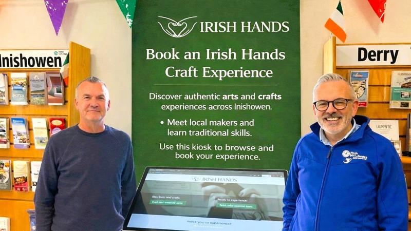 Discover the magic: New digital arts and crafts kiosk launches in Inishowen