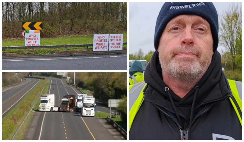 portlaoise m7 fuel protests