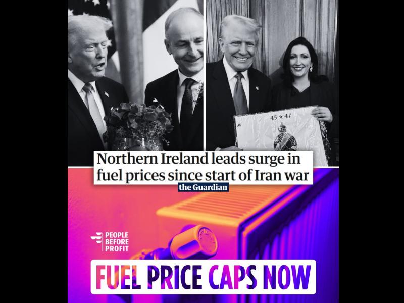 'Price caps on fuel costs should be immediately introduced' - Cllr Shaun Harkin.
