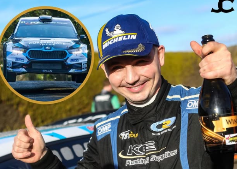 County Derry's Callum Devine signs with JC Raceteknik for 2026 ERC