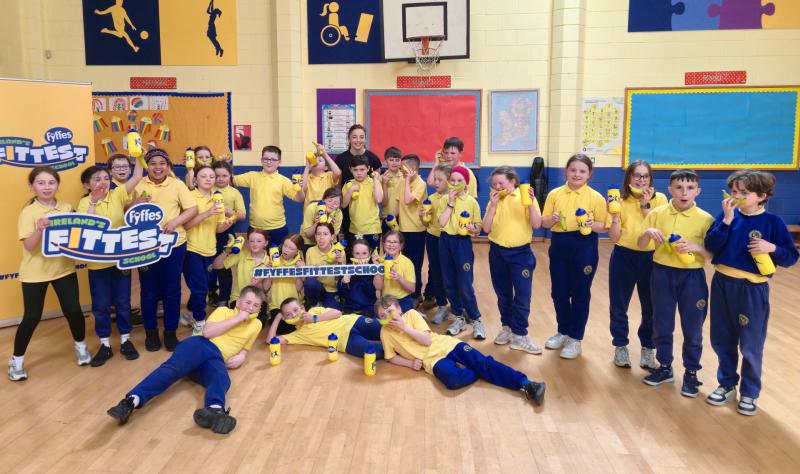 Dundalk pupils get active with Fyffes Fittest School visit