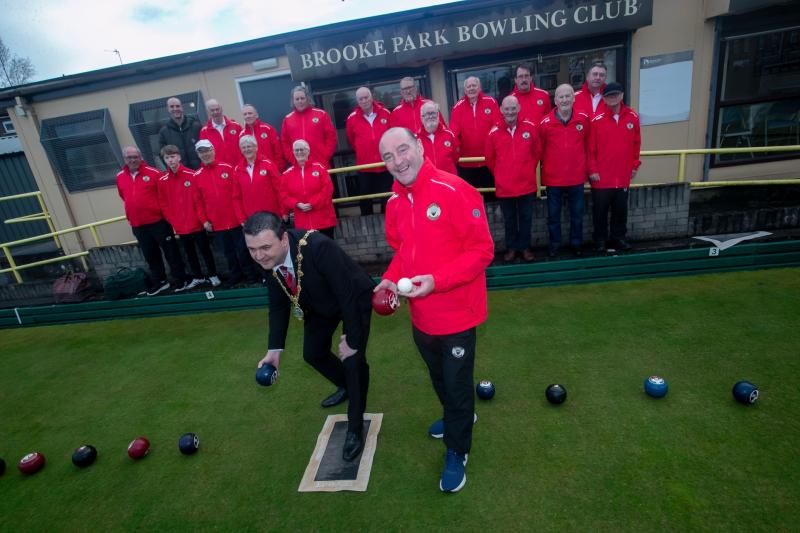 New season underway with ceremonial first game at Brooke Park Bowling Club