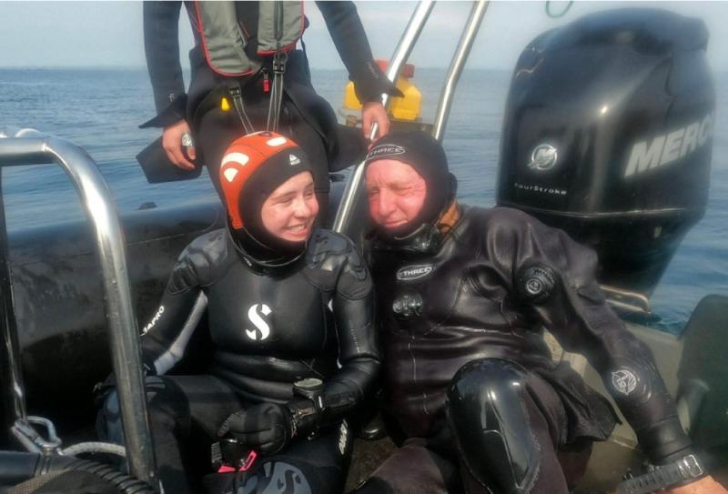'I'll never forget when I did my first dive' - Proud member of Kilkenny sub aqua club 
