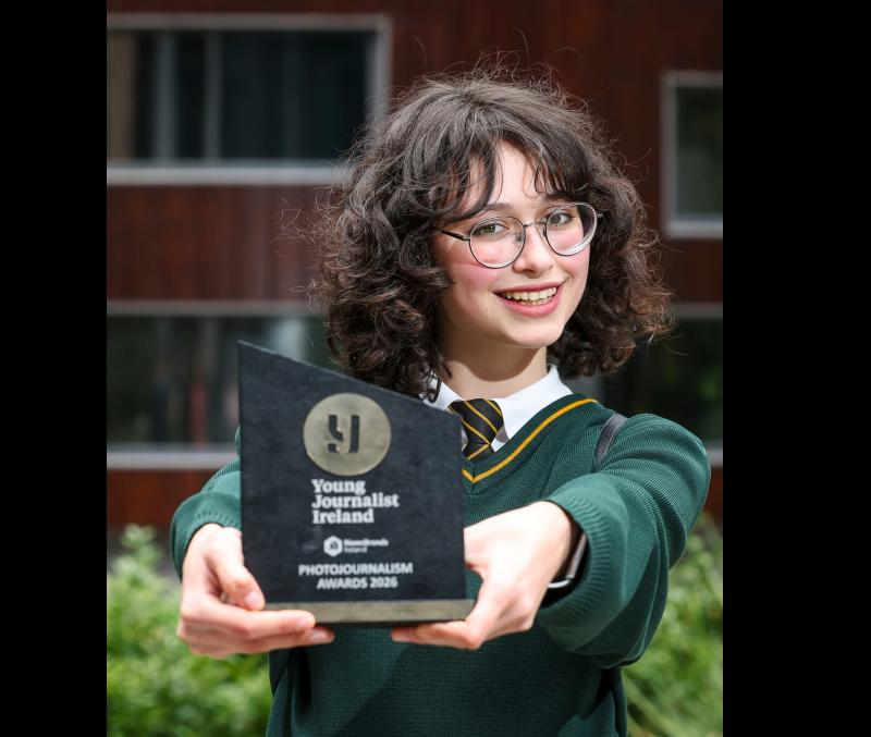 Leitrim secondary school student is winner of Young Journalist Ireland Awards