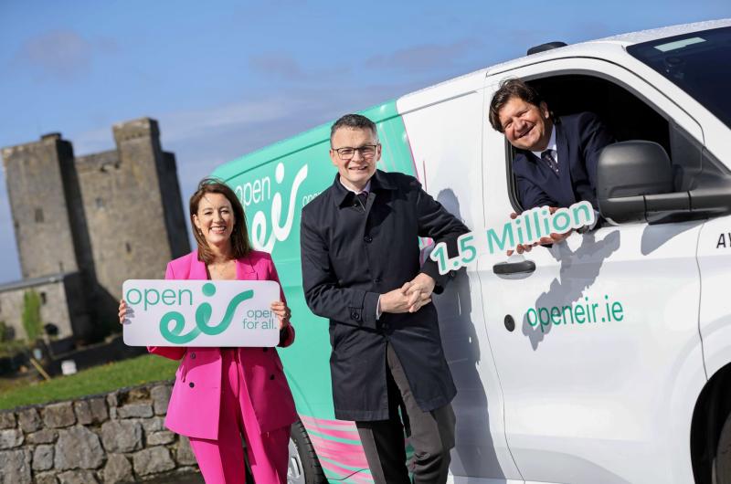 Open eir passes 14,000 Longford homes and businesses with full fibre network