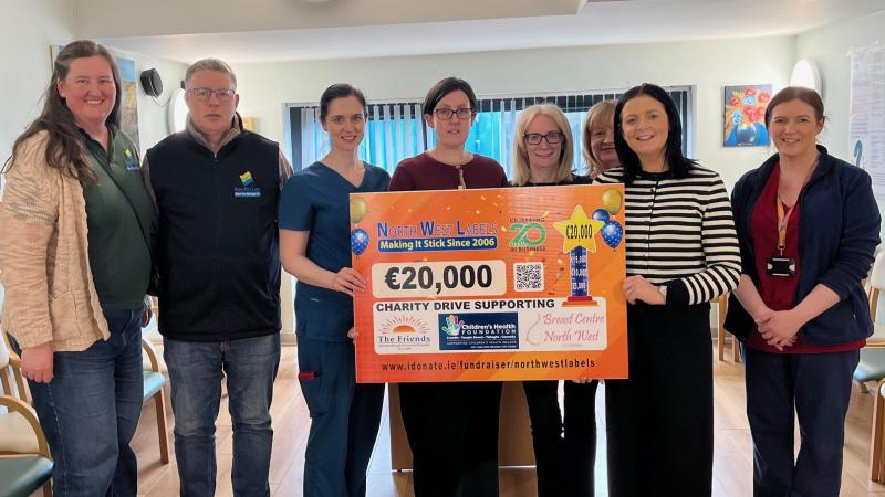 North West Labels celebrate 20 years in business by launching a &euro;20,000 fundraiser