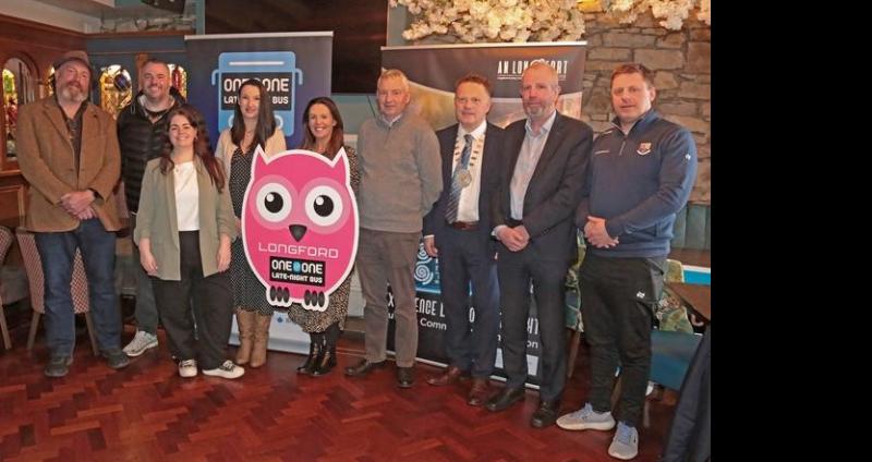 Longford one of only three Night Time Economy areas chosen for Pilot Bus service