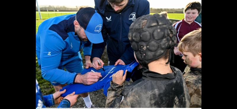 IN PICTURES: Irish rugby royalty leave youngster star-struck at Tipp rugby club recently