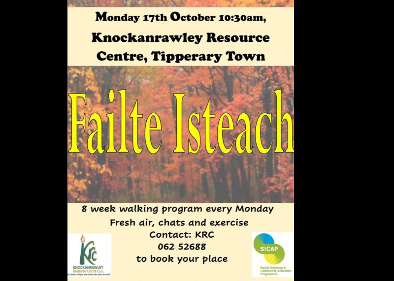Walkers in Tipperary Town invited to join eight week programme