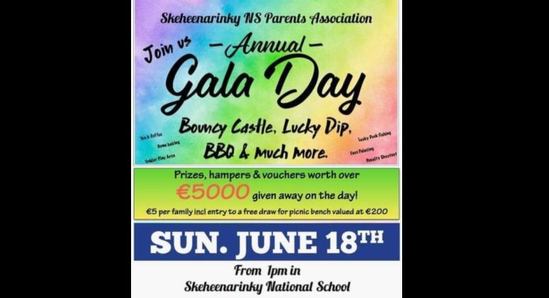 Skeheenarinky  National School gala day to be held on June 18