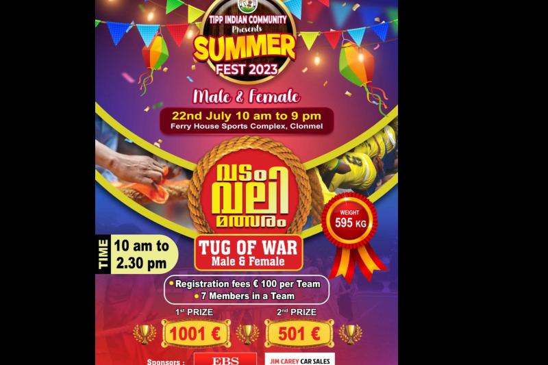 Tipperary Indian Community present Summer Fest 2023