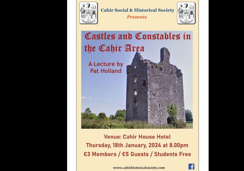 Tipperary historical society to host lecture