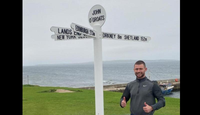 Tipperary man begins epic 1,400km fundraising run from John O'Groats to Land's End