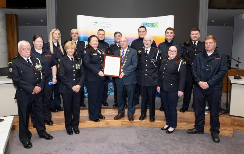 Mayor honours Limerick Civil Defence for its vital work during Covid-19