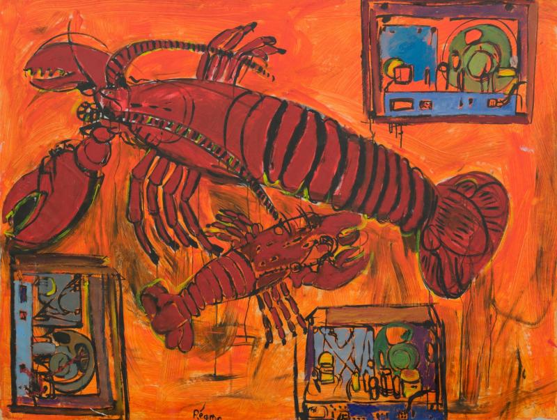 Image: Elizabeth Cope, Lobsters and Back of Bush Radios, 2002/3