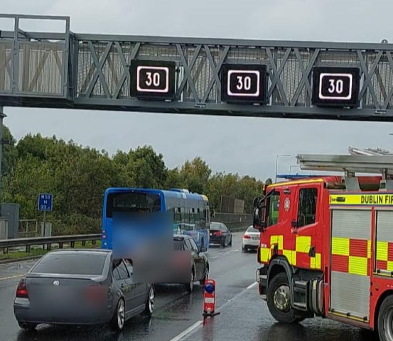 TRAFFIC: Lanes reopened on M50 near Red Cow 