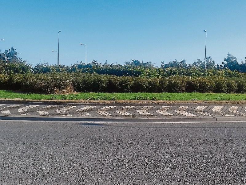 Change to the layout of the one-way traffic system along this County Kildare road