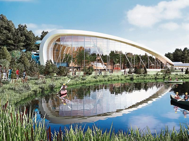 Center Parcs Longford Forest lodge ambitious plans for new 'Forest Glider' attraction