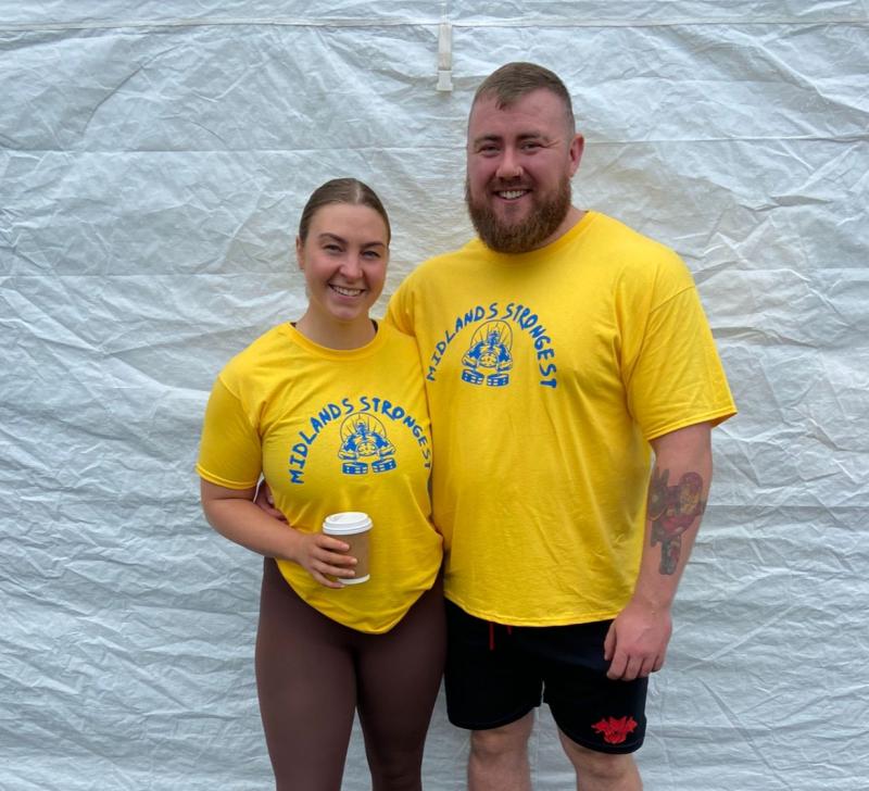 Longford’s Jade Hoare competing for the title of Europe's Strongest Woman in the under 82kg category