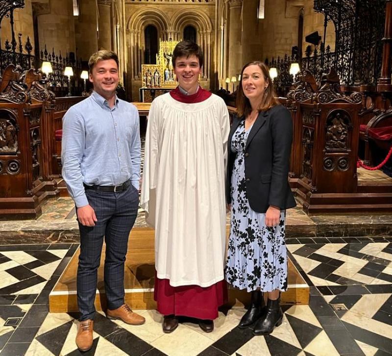 Kilkenny student awarded choral scholarship at Oxford
