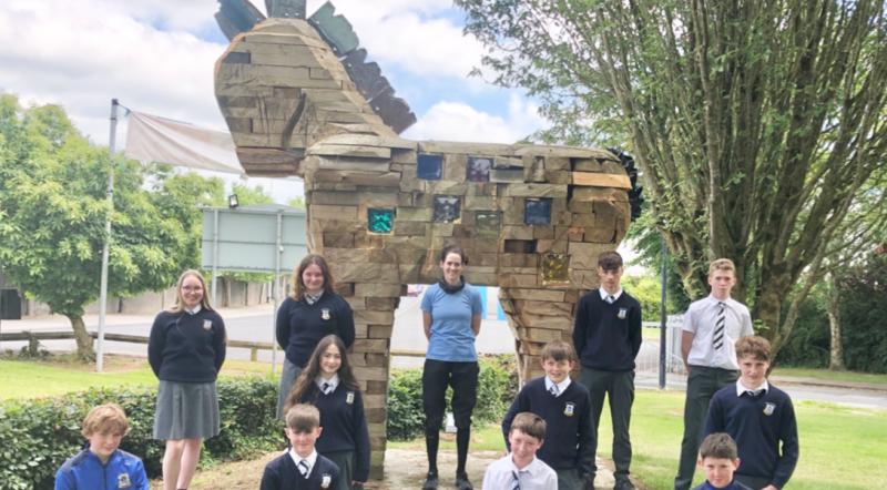 Rachel Blackmore visits Coláiste Mhuire Co-Ed