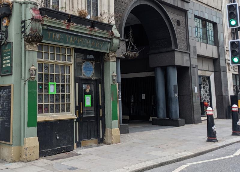 Closure of 'The Tipperary' Irish pub marks end of an era for London's Fleet Street 