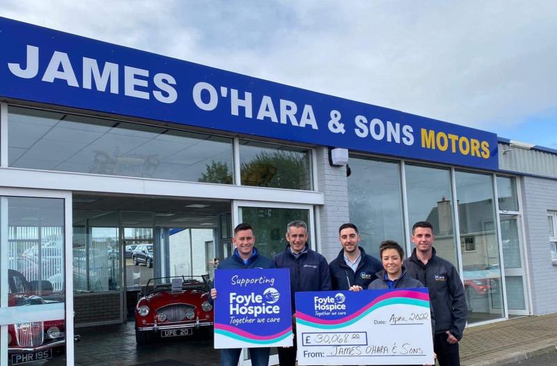 Over £30k raised for Foyle Hospice at charity auction held by James O'Hara and Sons