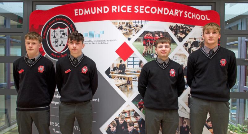 Carrick-on-Suir's Edmund Rice Secondary School has a very active Students Council 