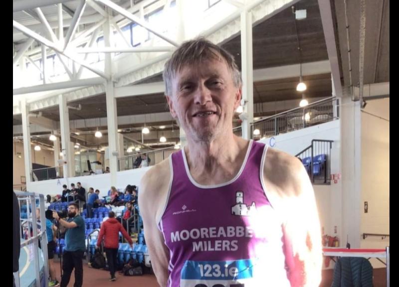 Larry O'Grady wins two gold medals and one bronze at the National Masters Indoor Athletics Championships