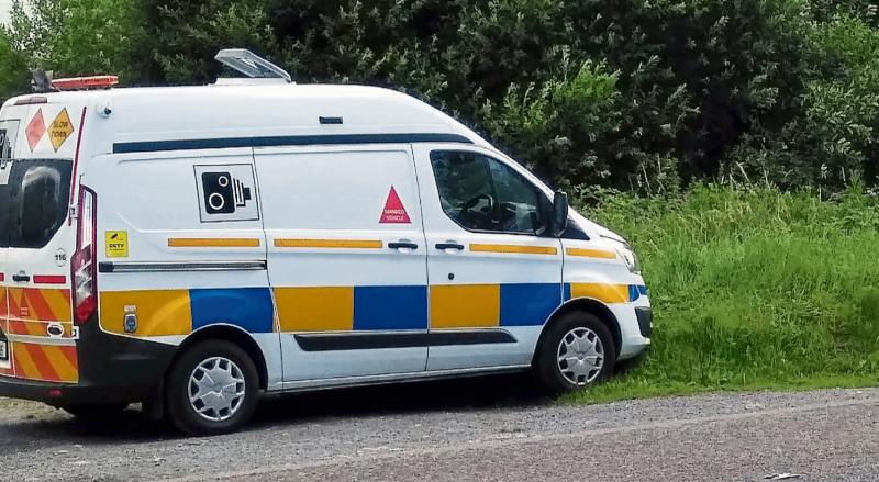 Speed camera van