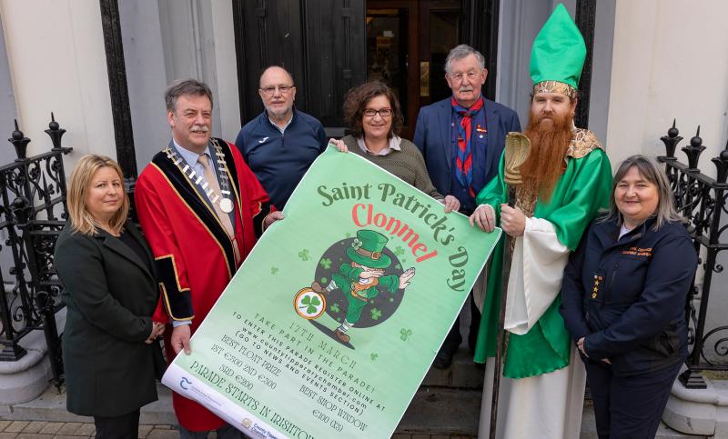 John Casey will lead St Patrick's Day Parade in Tipperary's largest town