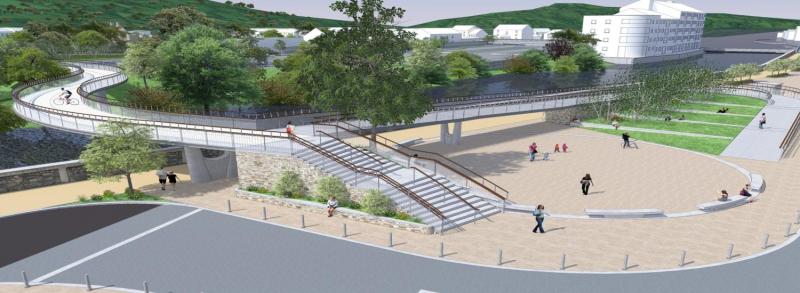 Public's views sought on planning application for two pedestrian bridges and plaza in Clonmel 