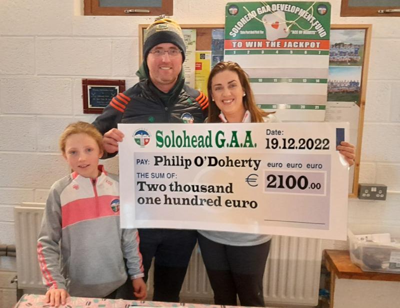 Philip aces it! West Tipperary GAA Club's Lotto Draw has a winner