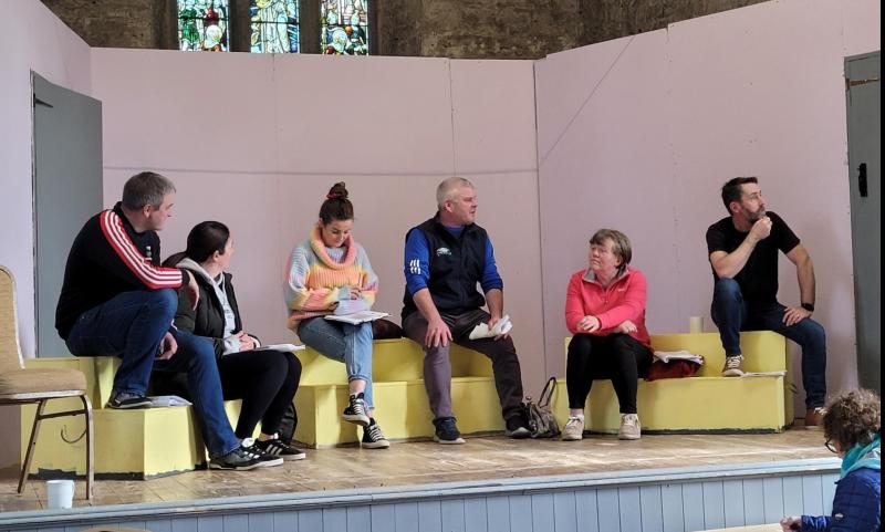 Clogheen Drama Group busy are rehearsing for this year’s play, I do not like thee Dr Fell, by Bernard Farrell.