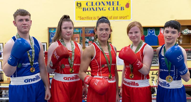 Tipperary boxers win five all-Ireland medals at National Boxing Championships