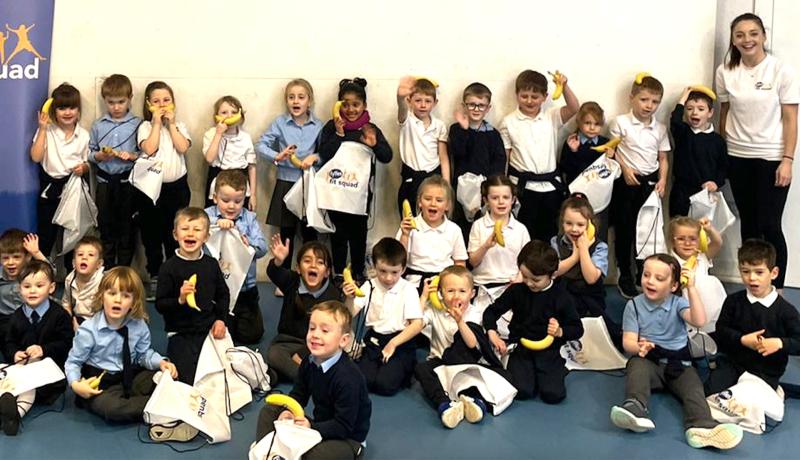 County Tipperary School hosts Fitness Visit from the fyffesfitsquad