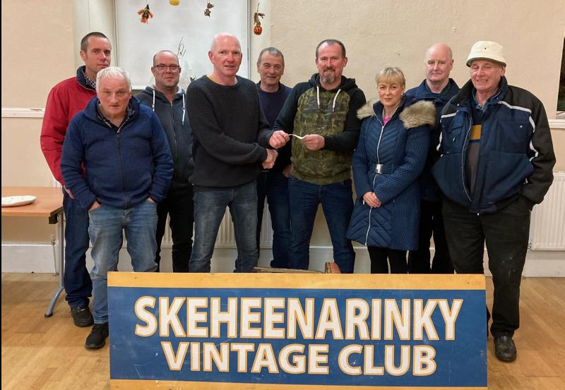South Tipperary Vintage Club make potential life-saving cheque presentation 