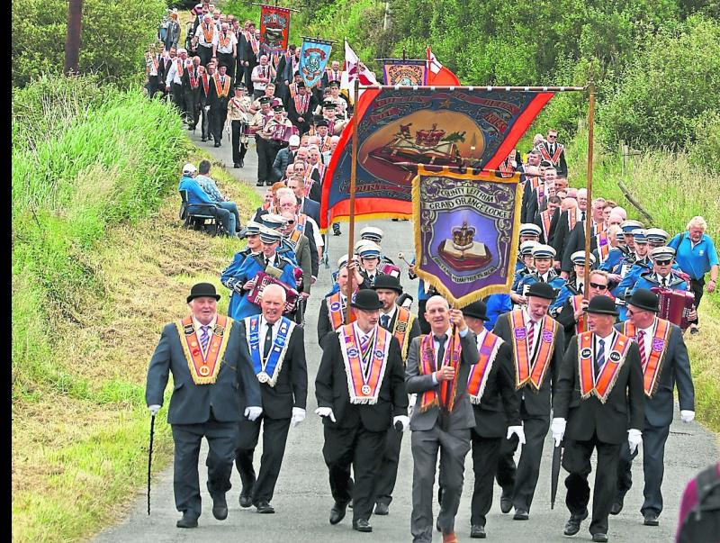 Picture Special:  Leitrim Lodge takes part in Orange Order march in Rossnowlagh 