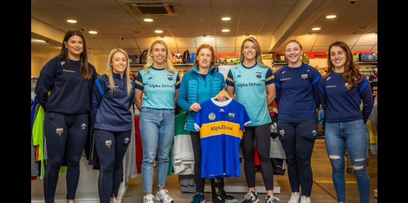 LAUNCH: Tipperary camogie unveil new jersey for 2023 campaign in well known sports store