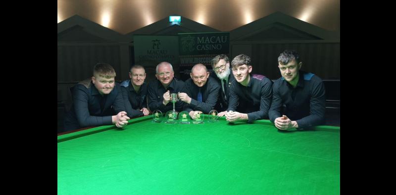 Tipperary snooker club wins Munster title after a weekend of action in Killarney